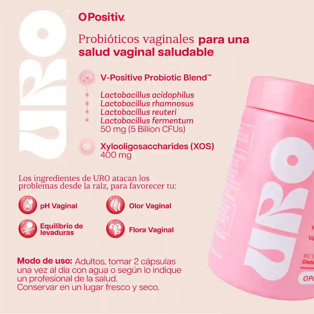 2x1 Uro + Probiótico Vaginal y Salud Intima